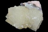 Fluorescent Calcite Crystal Cluster - Morocco #104365-2